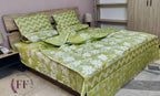 Green & White Flower