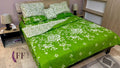 Green White Rose