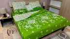 Green White Rose